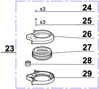 Переходная муфта комплект Robot Coupe 39712